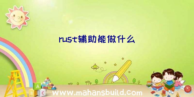 rust辅助能做什么