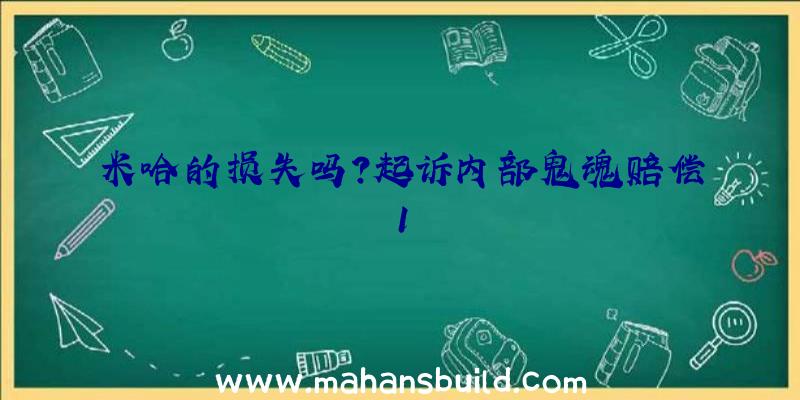 米哈的损失吗？起诉内部鬼魂赔偿1