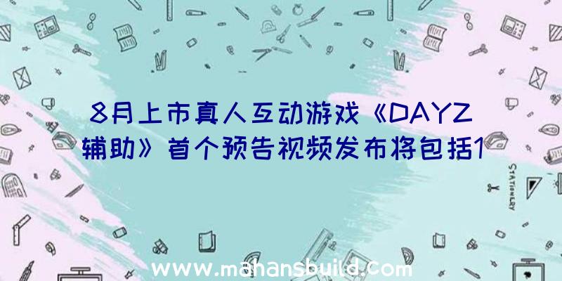 8月上市真人互动游戏《DAYZ辅助》首个预告视频发布将包括18中共同终局