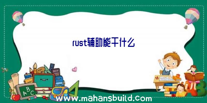 rust辅助能干什么